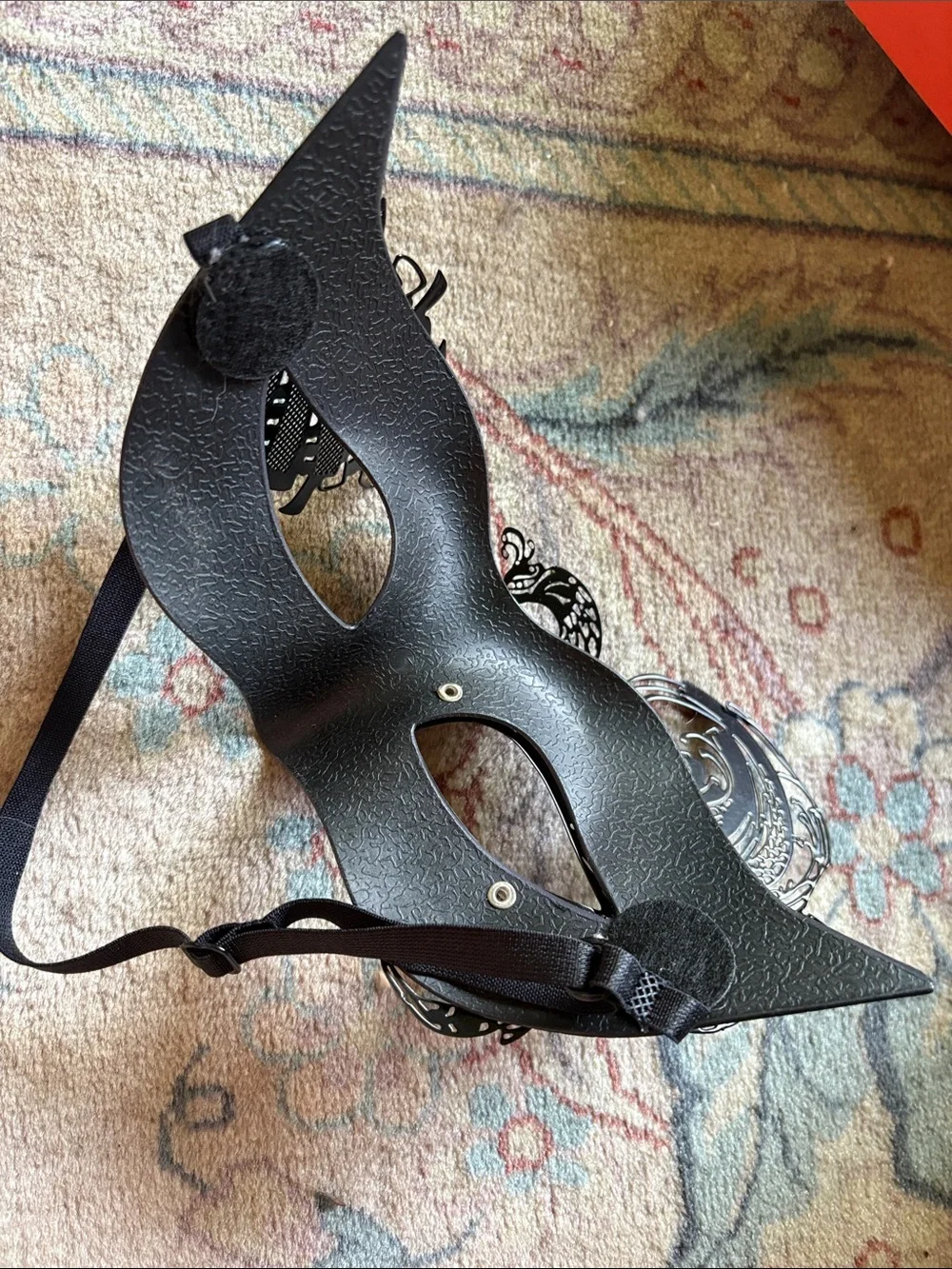 NWT Black Venetian Masquerade Mardi Gras Couples Masks